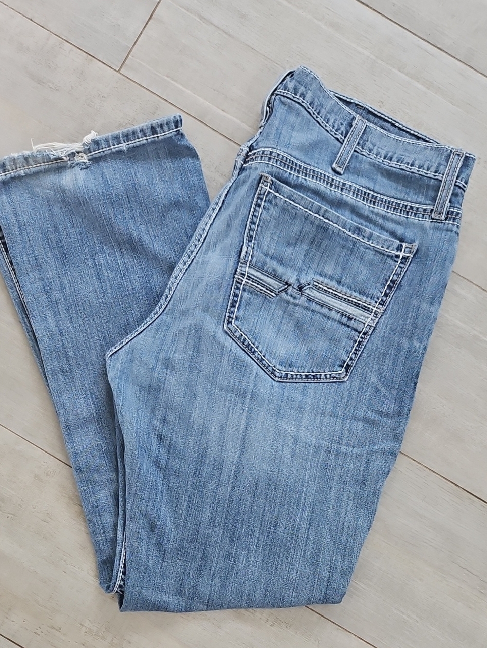 Cinch Light Blue Straight Leg Men's Jeans